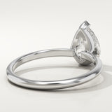 2.0 CT Pear Cut Solitaire Lab-Grown Diamond Engagement Ring