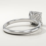 2.0 CT Asscher Cut Solitaire Lab-Grown Diamond Engagement Ring