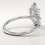 1.5 CT Marquise Cut Hidden Halo Lab-Grown Diamond Engagement Ring