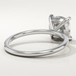 2.0 CT Cushion Cut Solitaire Lab-Grown Diamond Engagement Ring