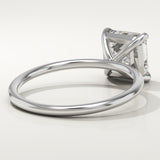 2.0 CT Asscher Cut Solitaire Lab-Grown Diamond Engagement Ring