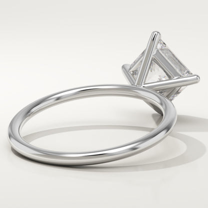 East West Princess Cut Solitaire Lab-Grown Diamond Engagement Ring