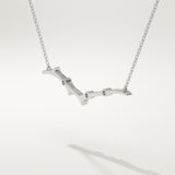 0.07 TCW Round Lab-Grown Diamond Nature Inspired Necklace