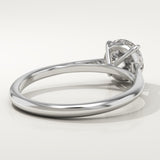 2.0 CT Round Cut Solitaire Lab-Grown Diamond Engagement Ring