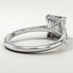 2.0 CT Asscher Cut Solitaire Lab-Grown Diamond Engagement Ring