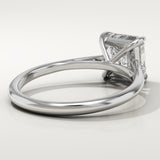 2.0 CT Asscher Cut Solitaire Lab-Grown Diamond Engagement Ring