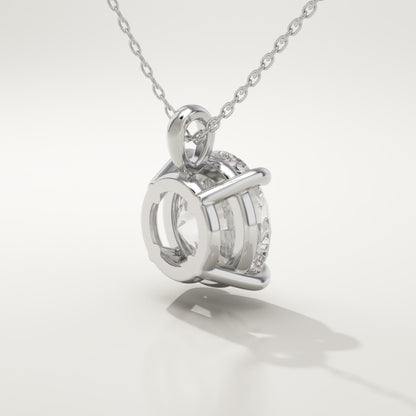 2 CT Round Lab-Grown Diamond Solitaire Necklace