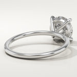 2.0 CT Round Cut Solitaire Lab-Grown Diamond Engagement Ring