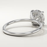 2.0 CT Round Cut Hidden Halo Lab-Grown Diamond Engagement Ring