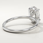 2.0 CT Oval Cut Solitaire Lab-Grown Diamond Engagement Ring
