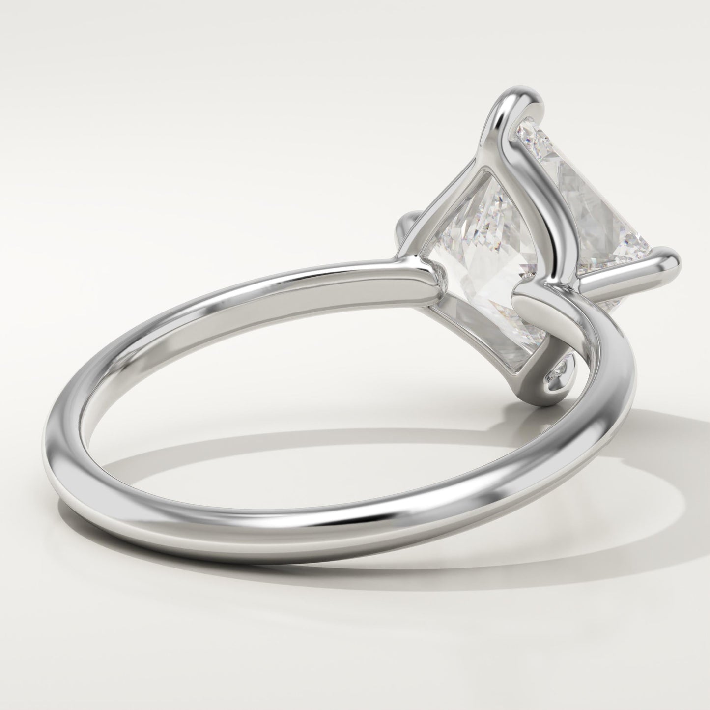 Princess Cut Solitaire Lab-Grown Diamond Engagement Ring