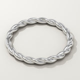 Twisted Shank Wedding Band