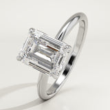 1.75 CT Emerald Cut Solitaire Lab-Grown Diamond Engagement Ring
