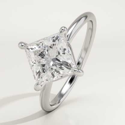 Princess Cut Solitaire Lab-Grown Diamond Engagement Ring