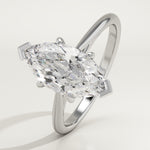 2.0 CT Marquise Cut Solitaire Lab-Grown Diamond Engagement Ring