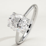 1.5 CT Oval Cut Solitaire Lab-Grown Diamond Engagement Ring