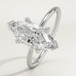 1.5 CT Marquise Cut Solitaire Lab-Grown Diamond Engagement Ring