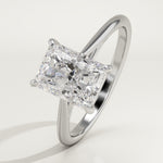 2.0 CT Radiant Cut Solitaire Lab-Grown Diamond Engagement Ring