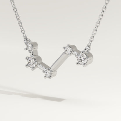 0.16 TCW Round Lab-Grown Diamond Aires Constellation Necklace
