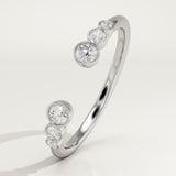 0.22 TCW Round Cut Lab-Grown Diamond Wedding Band