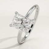 2.0 CT Radiant Cut Solitaire Lab-Grown Diamond Engagement Ring