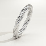 Twisted Shank Wedding Band