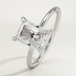 2.0 CT Radiant Cut Solitaire Lab-Grown Diamond Engagement Ring