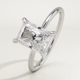2.0 CT Radiant Cut Solitaire Lab-Grown Diamond Engagement Ring