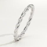 Twisted Shank Wedding Band