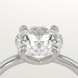 2.0 CT Round Cut Solitaire Lab-Grown Diamond Engagement Ring