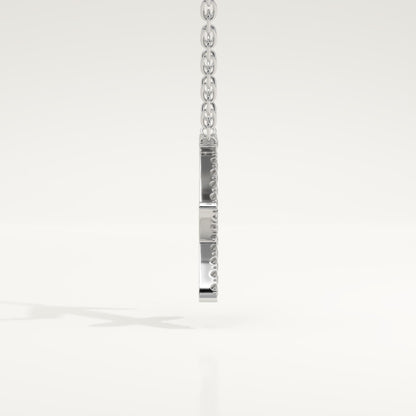 0.273 TCW Round Lab-Grown Diamond Sagittarius Zodiac Necklace