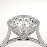 2.0 CT Round Cut Solitaire Lab-Grown Diamond Engagement Ring