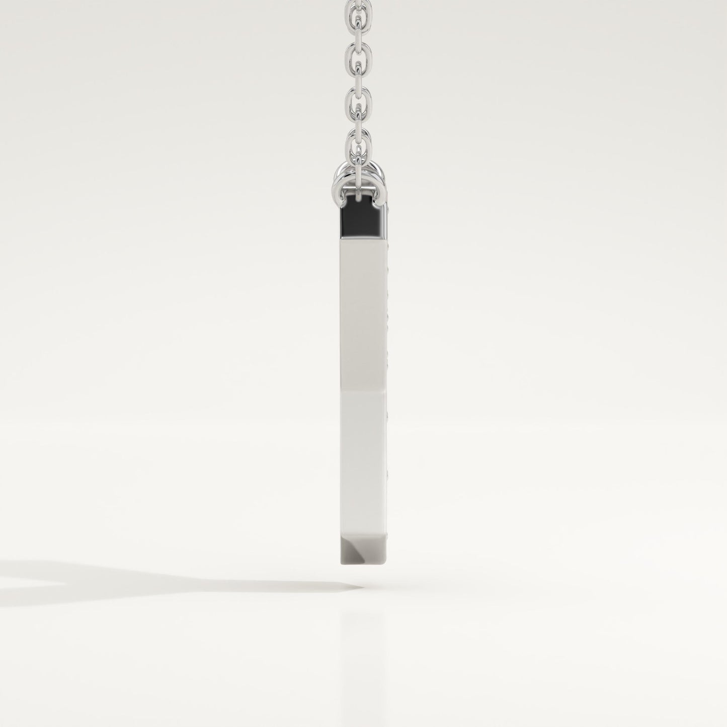 0.23 TCW Round Lab-Grown Diamond Y Initial Necklace