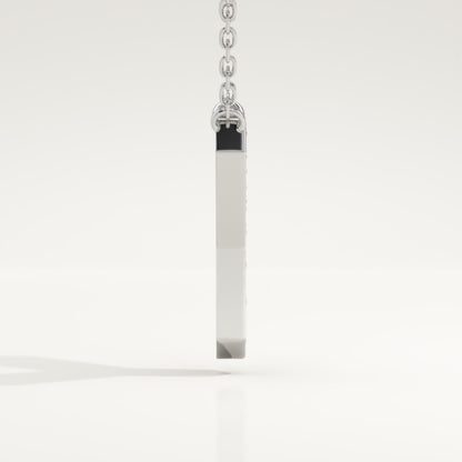 0.23 TCW Round Lab-Grown Diamond Y Initial Necklace