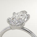 1.5 CT Marquise Cut Solitaire Lab-Grown Diamond Engagement Ring