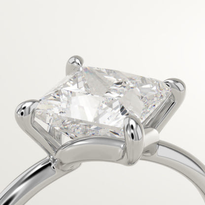 Princess Cut Solitaire Lab-Grown Diamond Engagement Ring