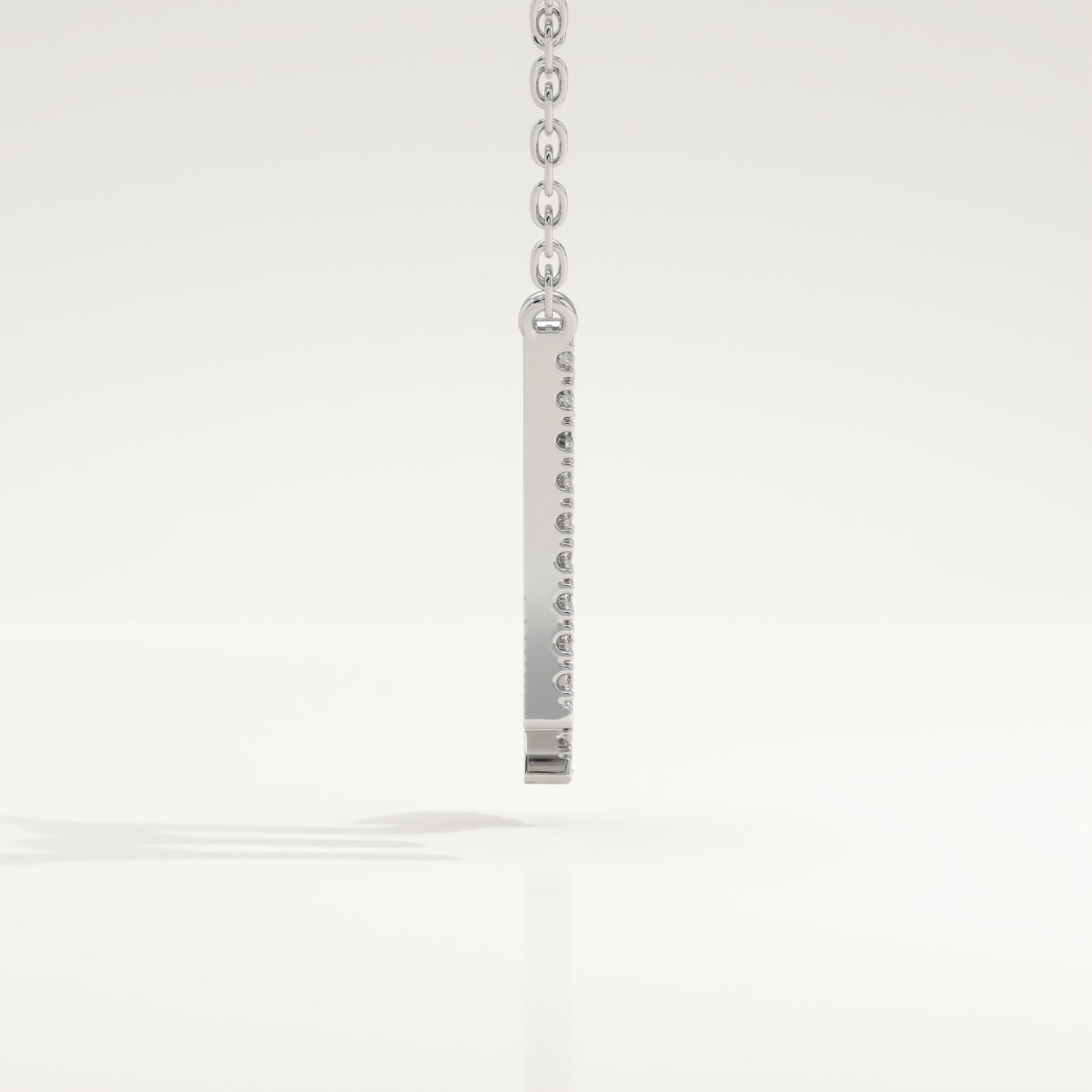 0.093 TCW Round Lab-Grown Diamond Virgo Zodiac Necklace