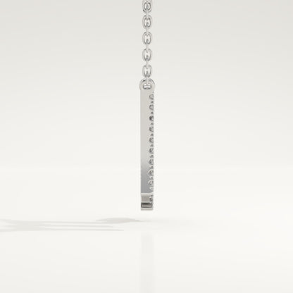 0.093 TCW Round Lab-Grown Diamond Virgo Zodiac Necklace