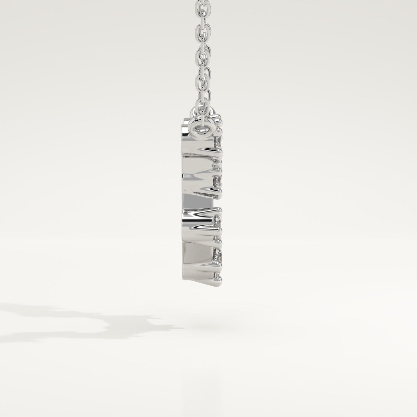 0.2 TCW Round Lab-Grown Diamond Leo Constellation Necklace