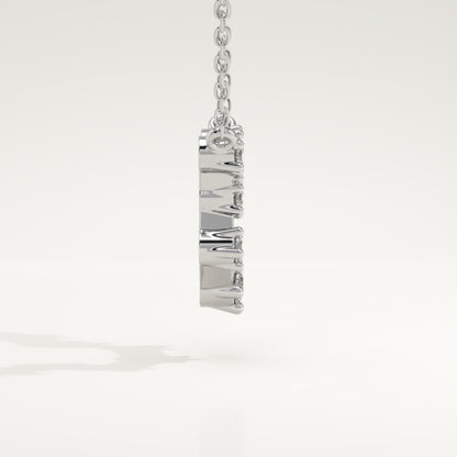0.2 TCW Round Lab-Grown Diamond Leo Constellation Necklace