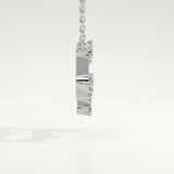 0.18 TCW Round Lab-Grown Diamond Gemini Constellation Necklace
