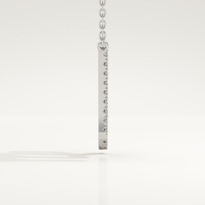 0.204 TCW Round Lab-Grown Diamond Virgo Zodiac Necklace