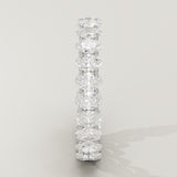 3.15 TCW Oval Cut Lab-Grown Diamond Full Eternity Wedding Band