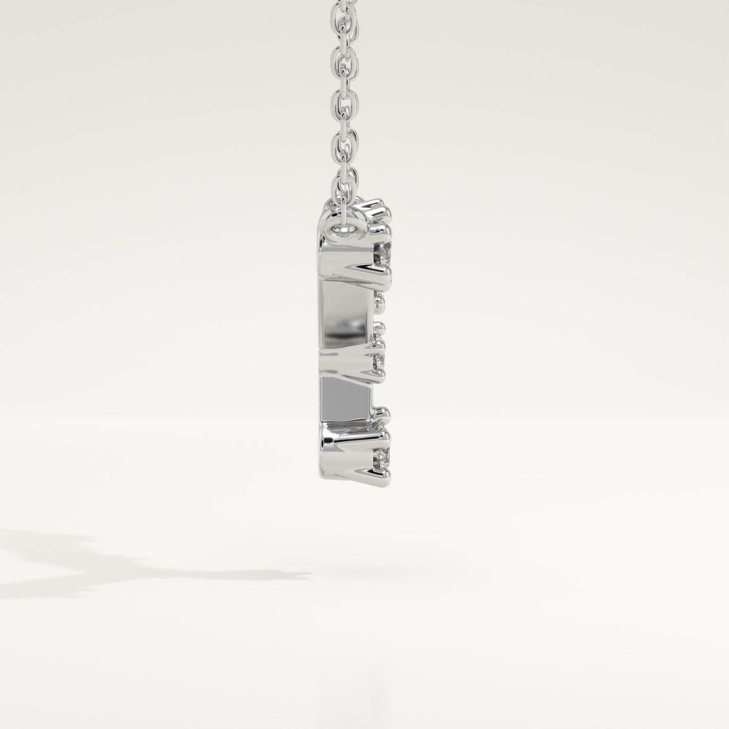 0.116 TCW Round Lab-Grown Diamond Cancer Constellation Necklace
