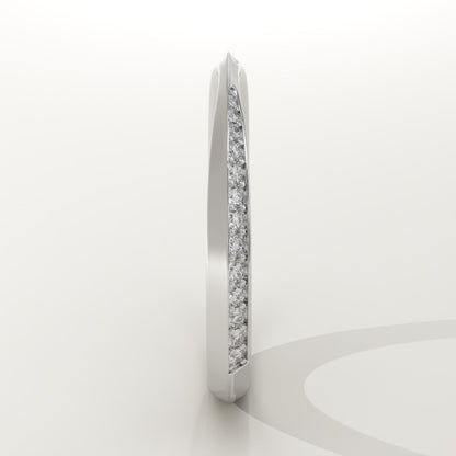 0.16 TCW Round Lab-Grown Diamond Channel Setting Wedding Band