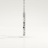 0.12 TCW Round Lab-Grown Diamond Taurus Zodiac Necklace