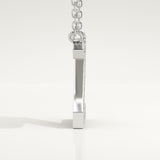 0.28 TCW Round Lab-Grown Diamond Z Initial Necklace