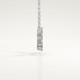 0.103 TCW Round Lab-Grown Diamond Virgo Constellation Necklace