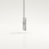 0.111 TCW Round Lab-Grown Diamond Saggitarius Constellation Necklace