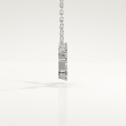 0.103 TCW Round Lab-Grown Diamond Virgo Constellation Necklace